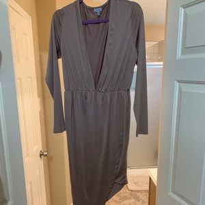 Tobi asymmetric hem dress